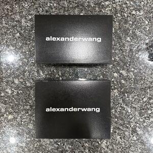2 Authentic Alexander Wang Empty Shoe Box 12” x 7.5” x 4.5” & 12 x 9 x 5